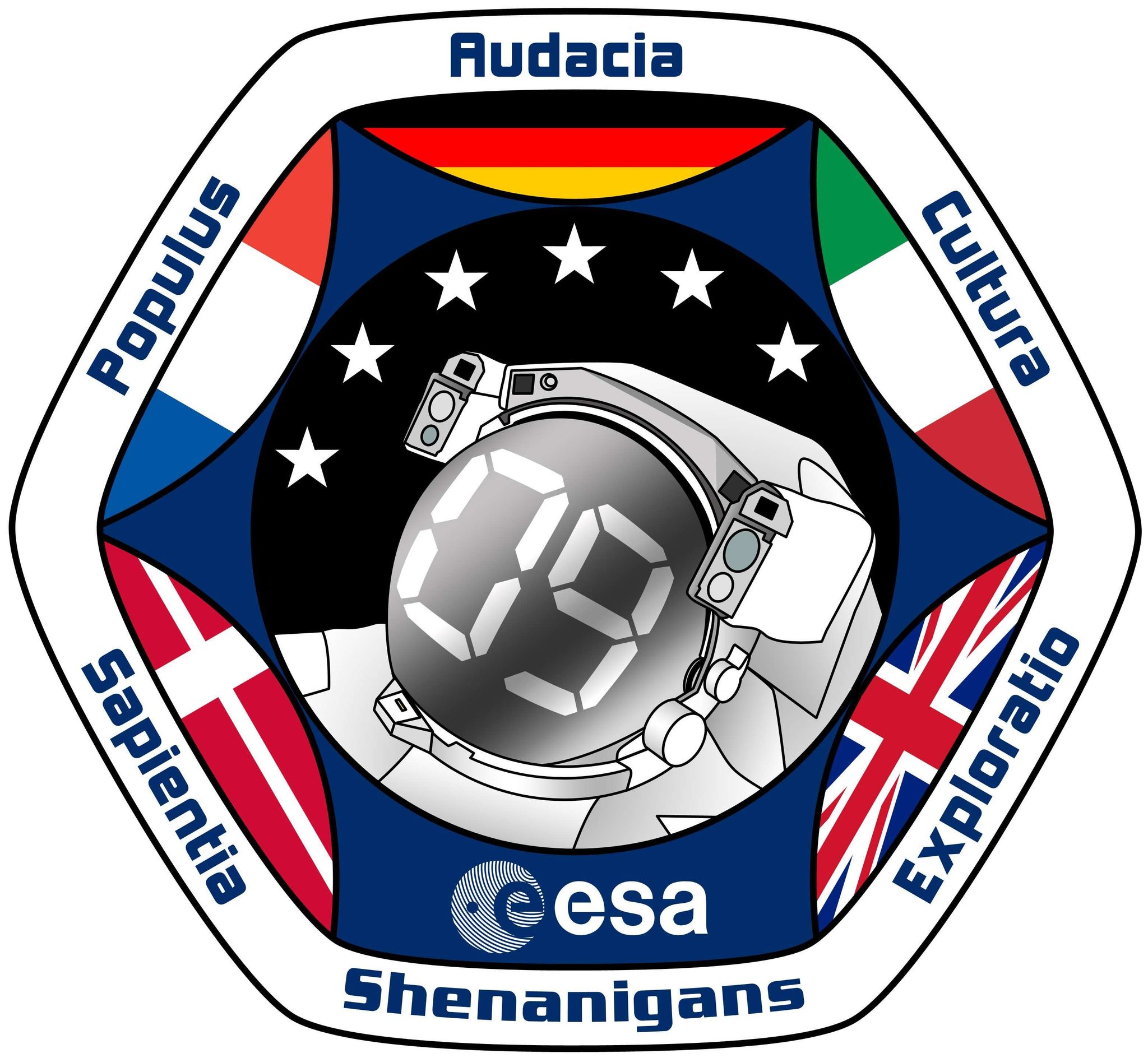 Patch de la promotion 2009 des astronautes de l'ESA (Credit : ESA)