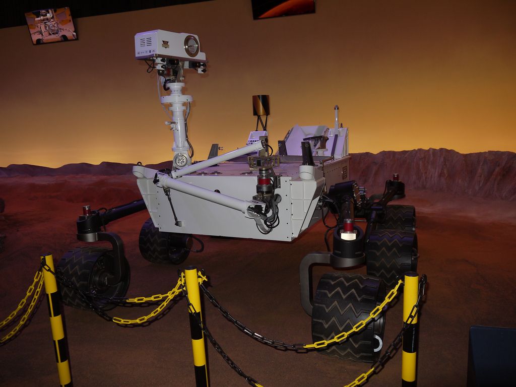 Le rover Curiosity à la Cité de l'Espace