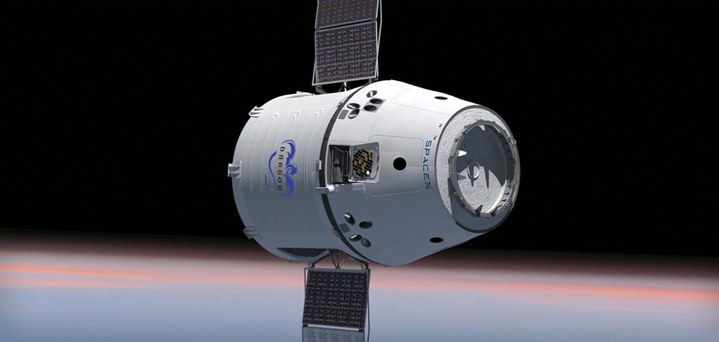 La capsule Dragon (Credit : SpaceX)