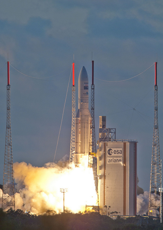 Ariane 5 VA207, lancement du 5 Juillet 2012