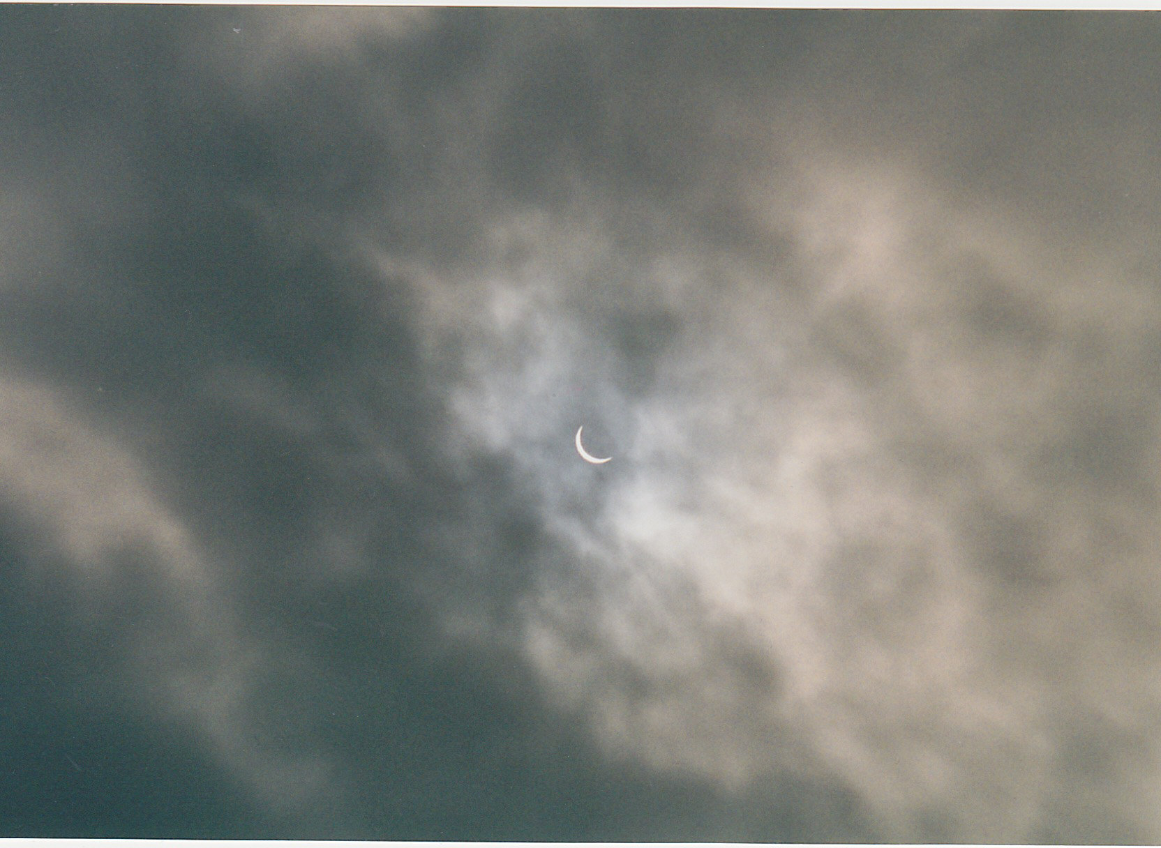 Eclipse de soleil de 1999 prise avec un appareil photo APS