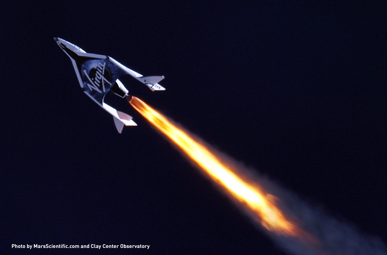 SpaceShipTwo en vol le 29 Avril 2013
