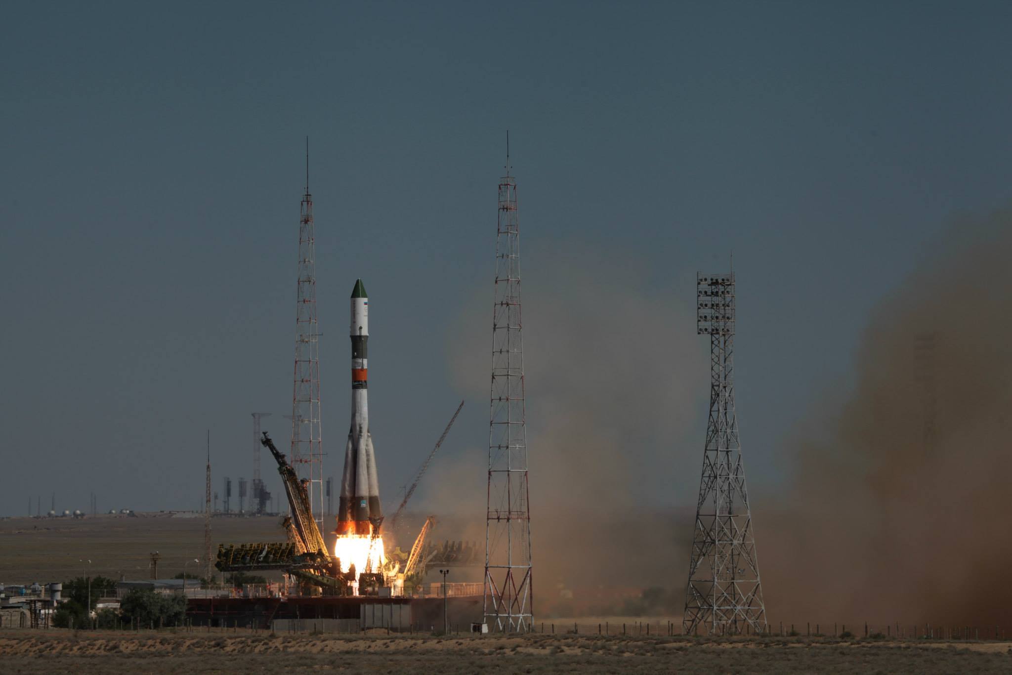 Soyuz-U transportant le Progress M-28M le 3 Juillet 2015. (Crédits : Roscosmos)