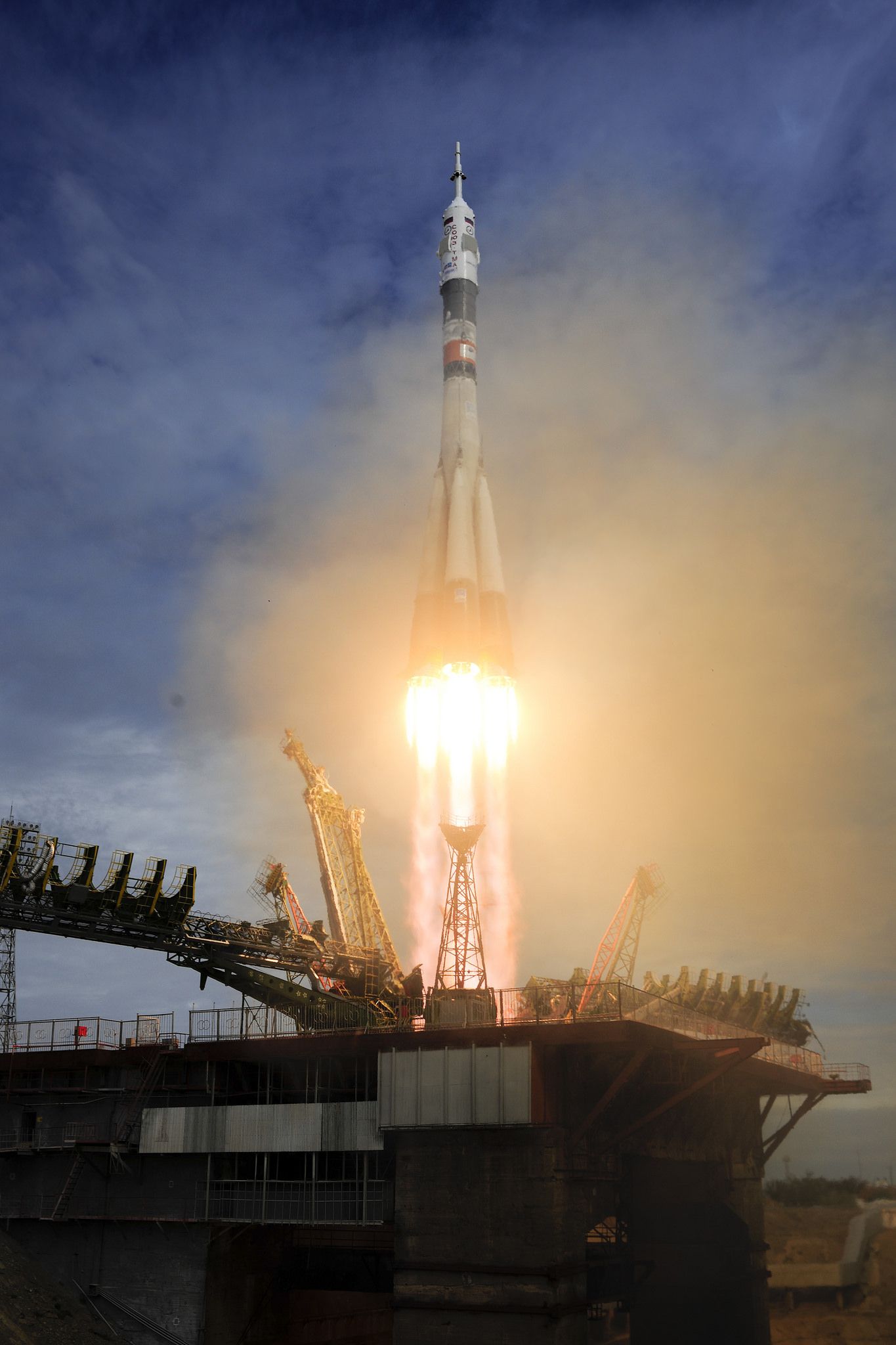 Décollage Soyouz TMA-18M de Baikonour le 2 Septembre à 4:38 UTC (Crédits : ESA-S. Corvaja)